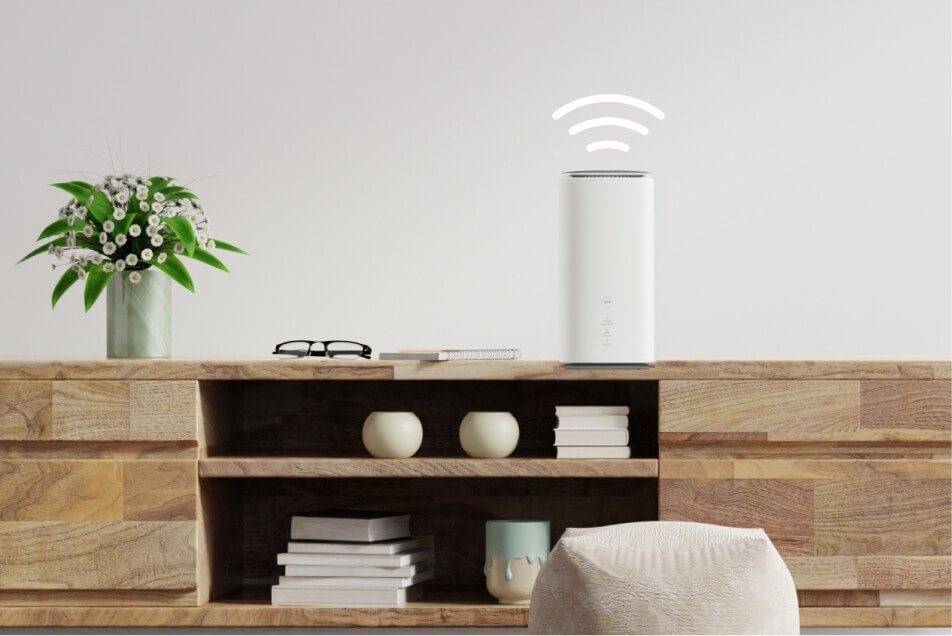 Speed Wi-Fi HOME 5G L13　設置イメージ