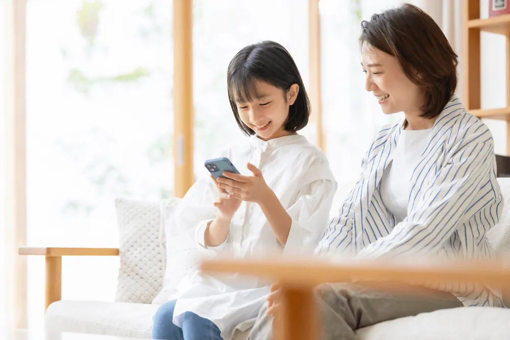 インターネットを快適に利用しているイメージ画像