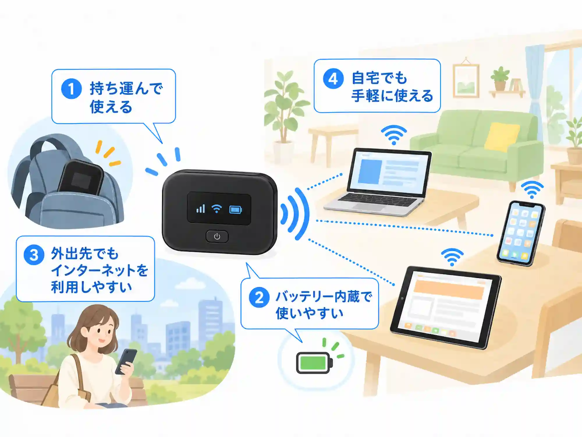 モバイルWi-Fiのイメージ画像
